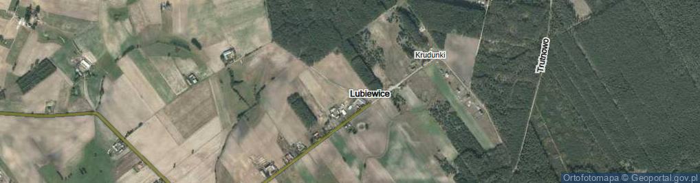 Zdjęcie satelitarne Lubiewice ul.