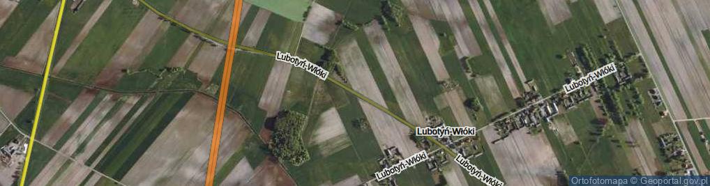 Zdjęcie satelitarne Lubotyń-Włóki ul.
