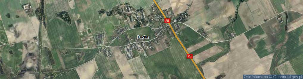 Zdjęcie satelitarne Lucim ul.
