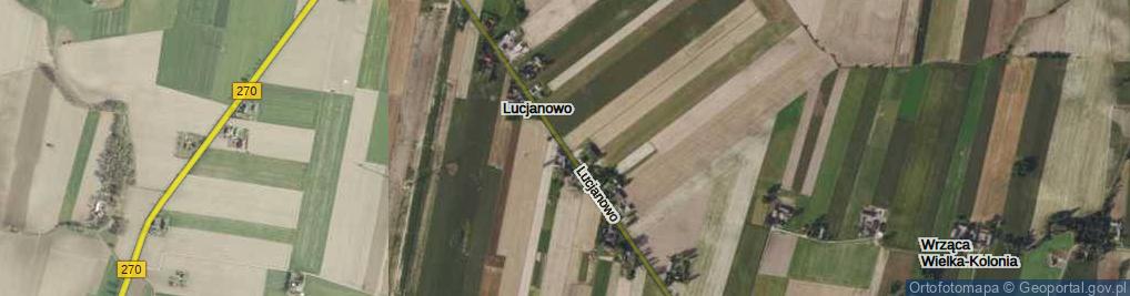 Zdjęcie satelitarne Lucjanowo ul.