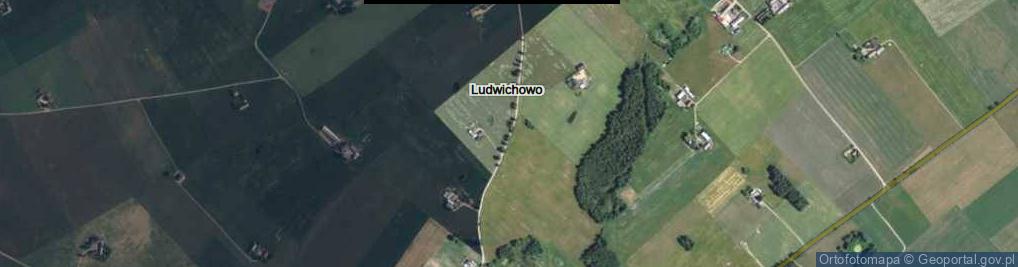 Zdjęcie satelitarne Ludwichowo ul.