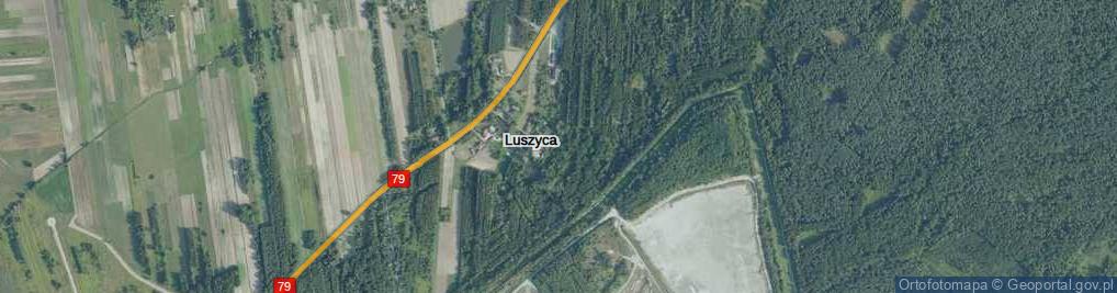 Zdjęcie satelitarne Luszyca ul.