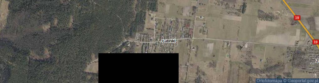 Zdjęcie satelitarne Łubniki ul.