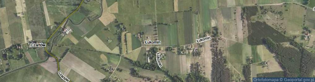 Zdjęcie satelitarne Łukomin ul.