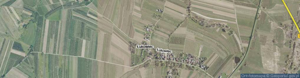 Zdjęcie satelitarne Łukowiec ul.