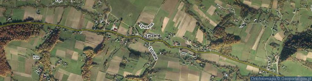 Zdjęcie satelitarne Łyczana ul.