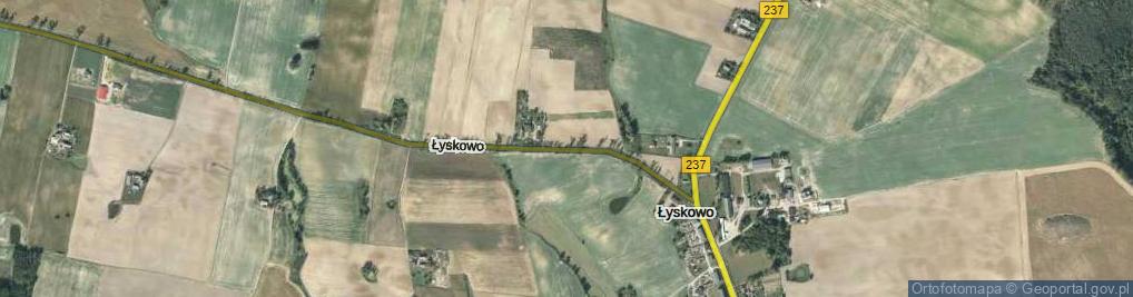 Zdjęcie satelitarne Łyskowo ul.