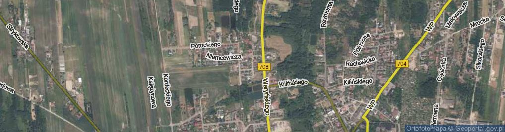 Zdjęcie satelitarne Małachowskiego Stanisława ul.
