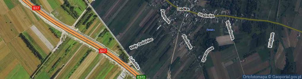 Zdjęcie satelitarne Mały Gościniec ul.
