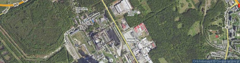 Zdjęcie satelitarne Martyniaków ul.