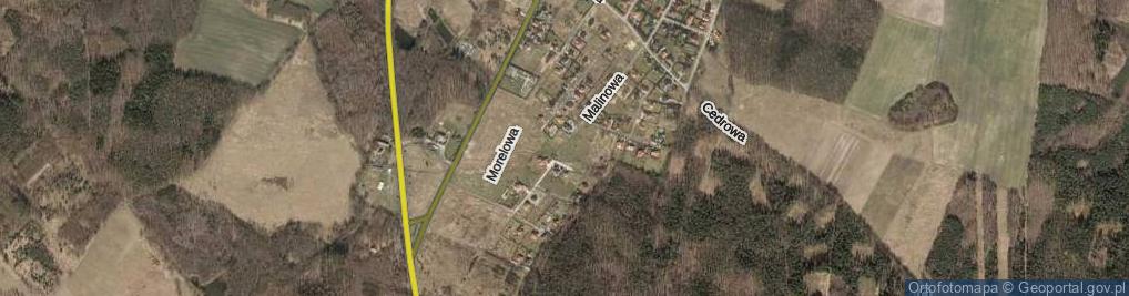 Zdjęcie satelitarne Malinowa ul.