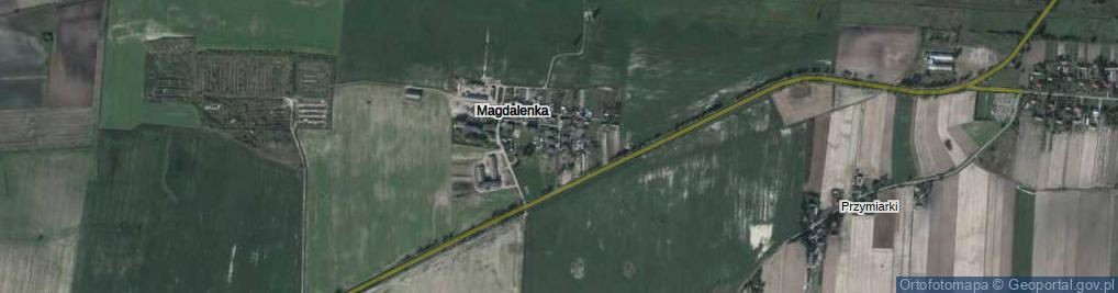 Zdjęcie satelitarne Magdalenka ul.