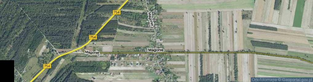 Zdjęcie satelitarne Magonie ul.