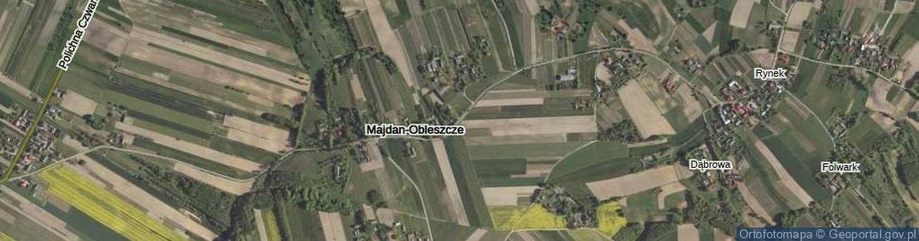 Zdjęcie satelitarne Majdan-Obleszcze ul.