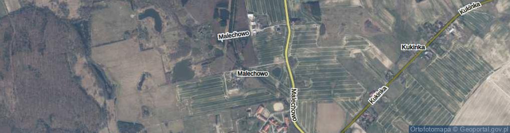 Zdjęcie satelitarne Malechowo ul.