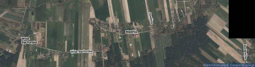 Zdjęcie satelitarne Malenia ul.