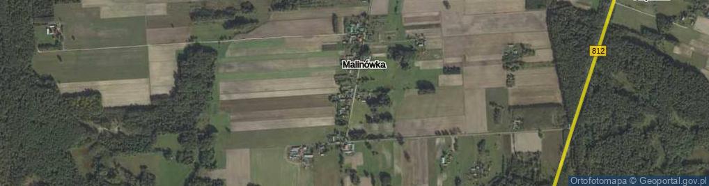 Zdjęcie satelitarne Malinówka ul.