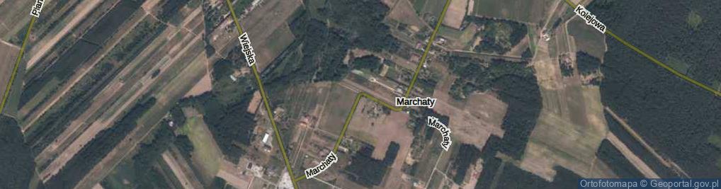 Zdjęcie satelitarne Marchaty ul.
