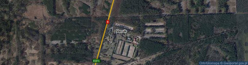 Zdjęcie satelitarne Marcule ul.