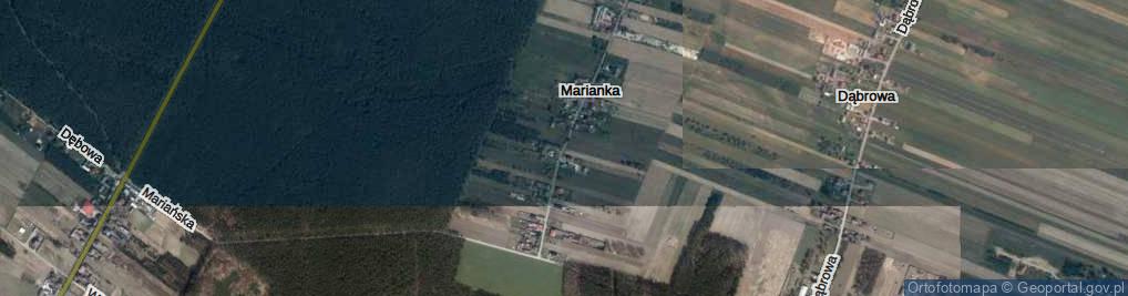 Zdjęcie satelitarne Marianka ul.