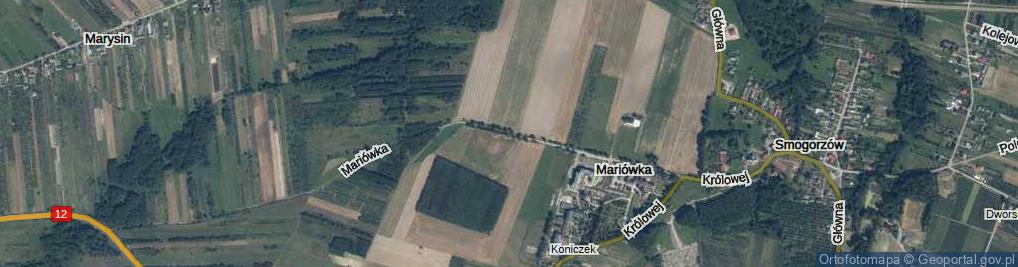 Zdjęcie satelitarne Mariówka ul.