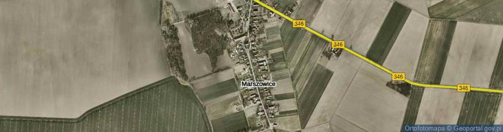 Zdjęcie satelitarne Marszowice ul.