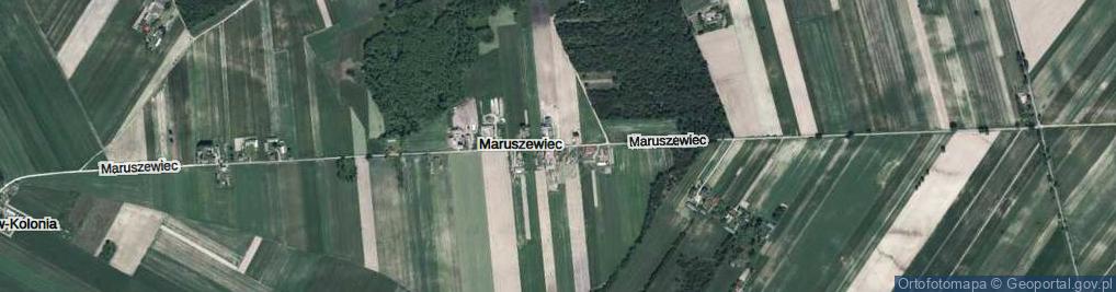 Zdjęcie satelitarne Maruszewiec ul.