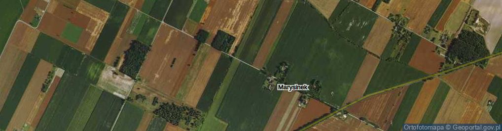 Zdjęcie satelitarne Marysinek ul.
