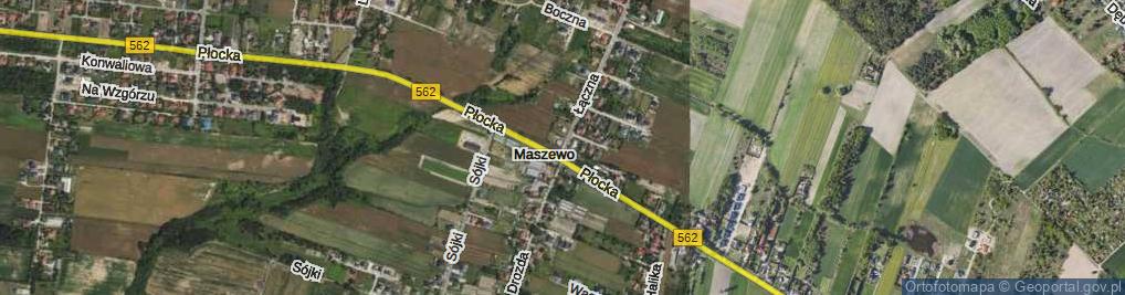 Zdjęcie satelitarne Maszewo ul.
