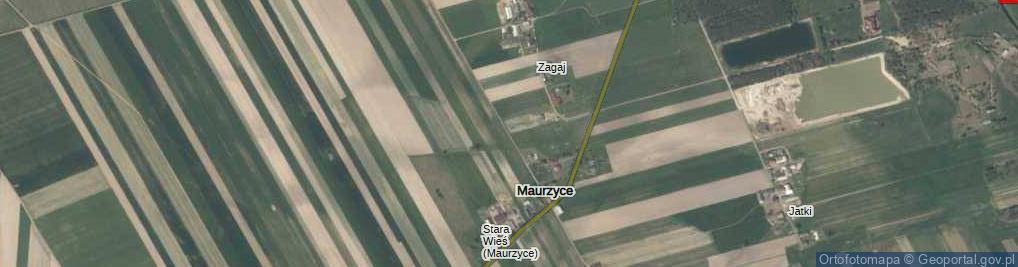 Zdjęcie satelitarne Maurzyce ul.