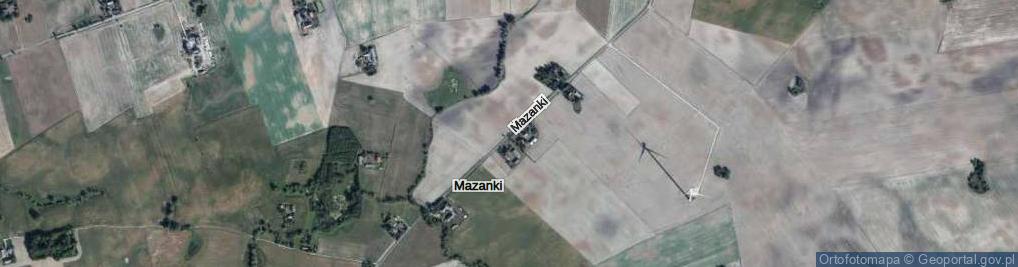 Zdjęcie satelitarne Mazanki ul.