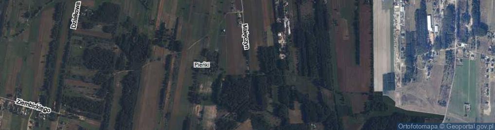 Zdjęcie satelitarne Małęczyn ul.