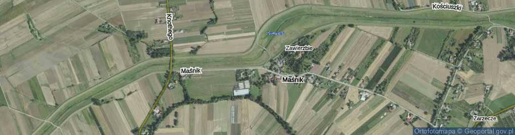 Zdjęcie satelitarne Maśnik ul.