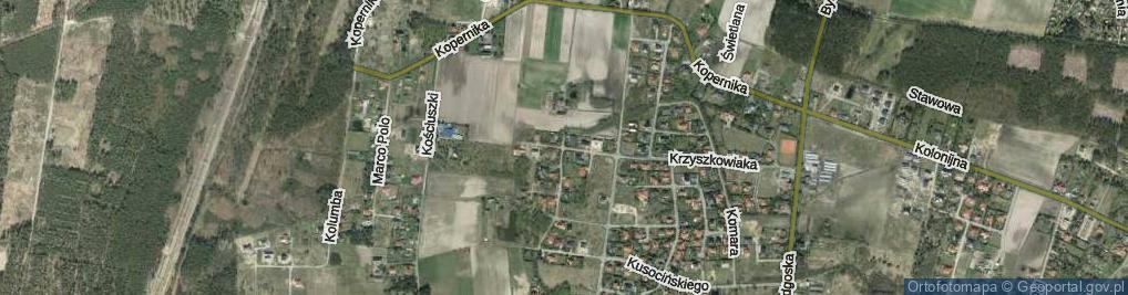 Zdjęcie satelitarne Maratończyków ul.
