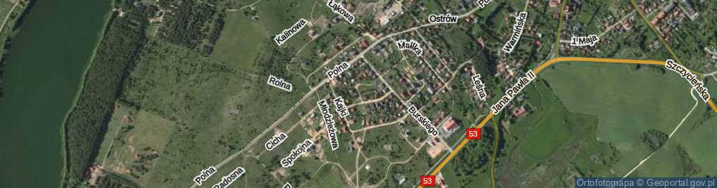 Zdjęcie satelitarne Mazurska ul.