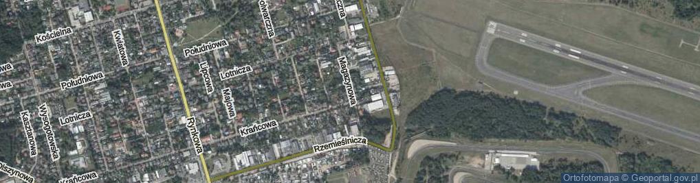 Zdjęcie satelitarne Magazynowa ul.