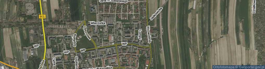 Zdjęcie satelitarne Matejki Boczna Jana ul.