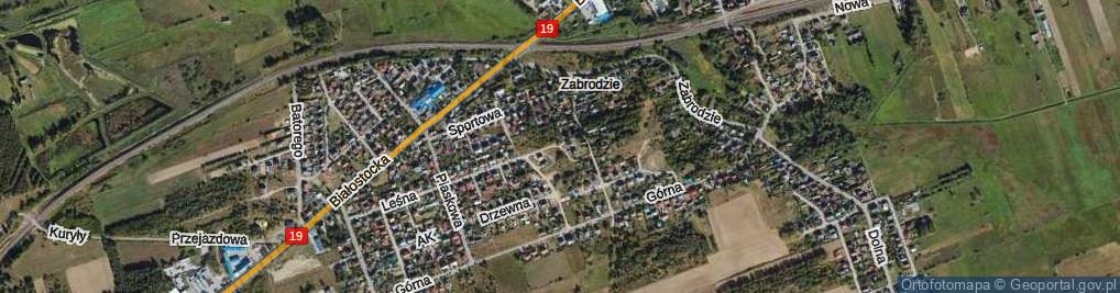 Zdjęcie satelitarne Magnoliowa ul.