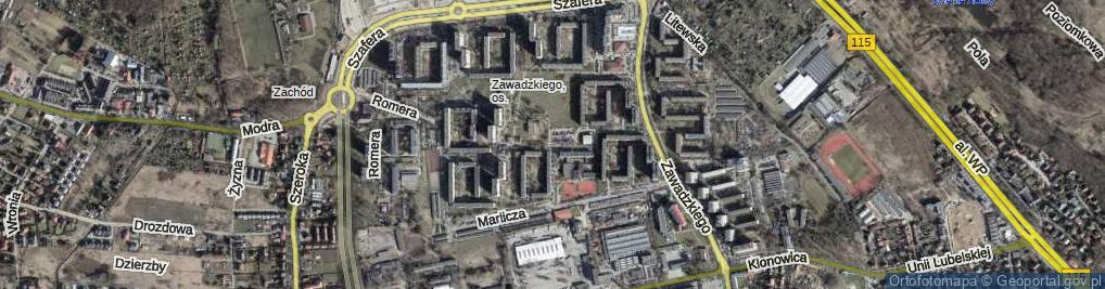 Zdjęcie satelitarne Marlicza Krzysztofa, prof. ul.