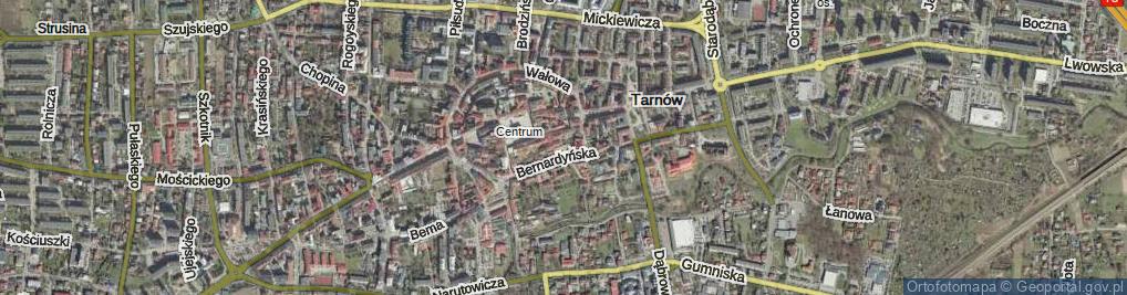Zdjęcie satelitarne Małe Schody ul.