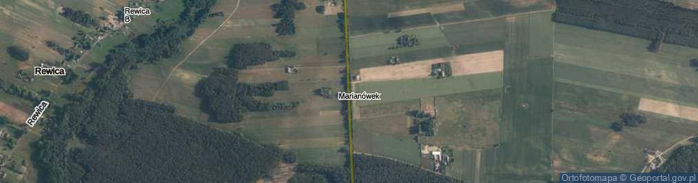 Zdjęcie satelitarne Marianówek ul.