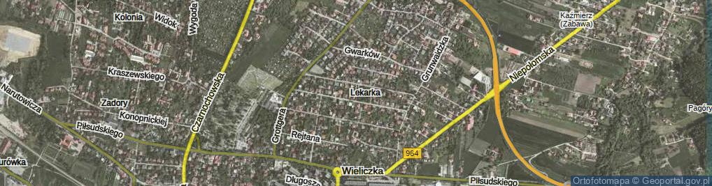 Zdjęcie satelitarne Marchewy Mikołaja ul.