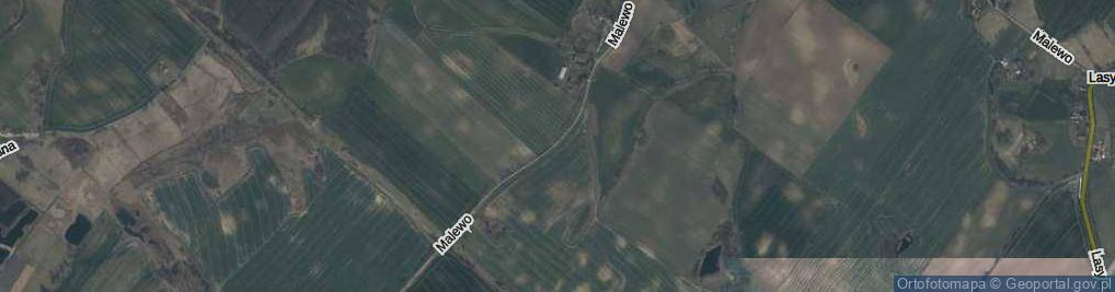 Zdjęcie satelitarne Malewo ul.