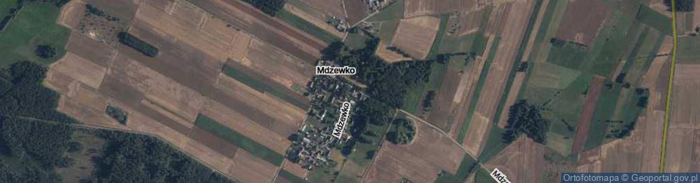 Zdjęcie satelitarne Mdzewko ul.