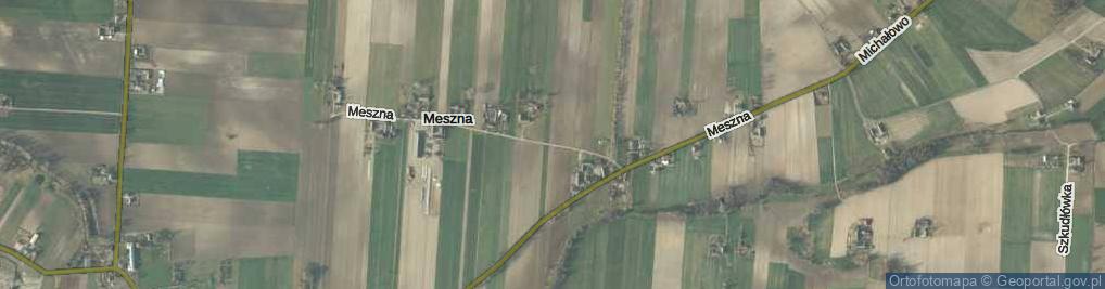 Zdjęcie satelitarne Meszna ul.