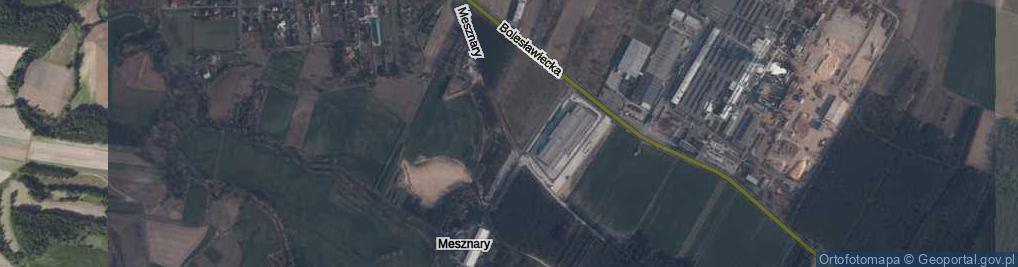 Zdjęcie satelitarne Mesznary ul.