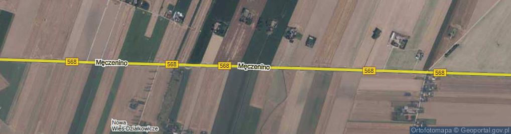 Zdjęcie satelitarne Męczenino ul.