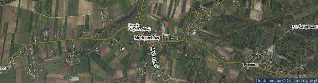 Zdjęcie satelitarne Mędrzechów ul.