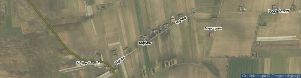 Zdjęcie satelitarne Mętlew ul.