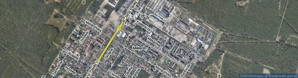 Zdjęcie satelitarne Metalowa ul.